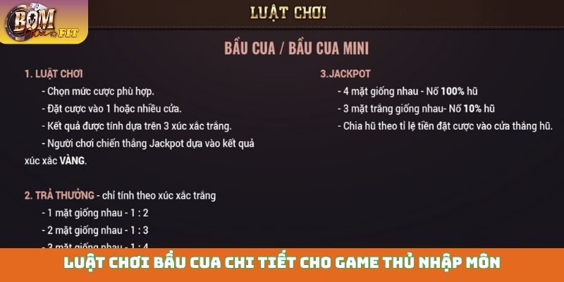 Chơi ngay cá cược Bầu Cua - Rinh thưởng cực khủng Luật chơi Bầu Cua chi tiết cho game thủ nhập môn